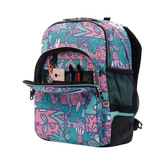 Mochila Crayola Mundo fantasia Multicolor Totto.es