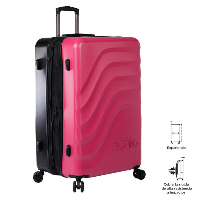 Maleta rígida expandible grande Deco Rose - Bazy + image number null