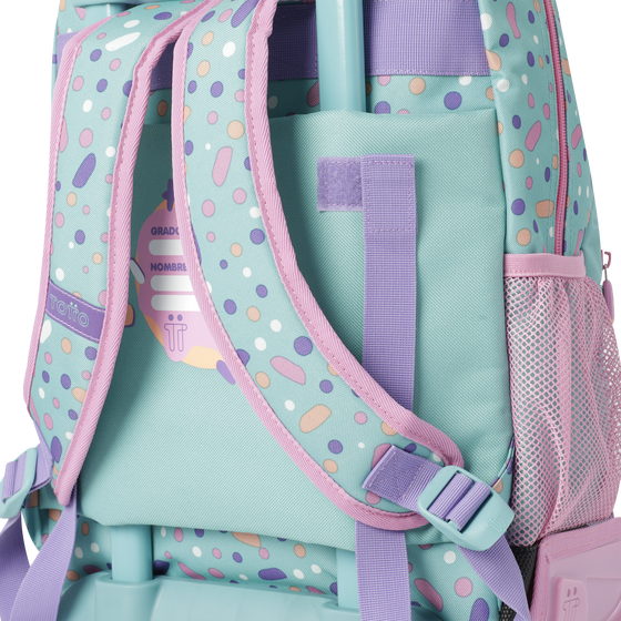 Mochila escolar mediana con ruedas - Sugar Sugar image number 4