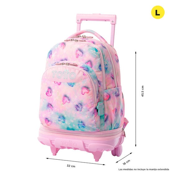 Mochila desmontable Tiza Glitter - Shiny Heart image number 3