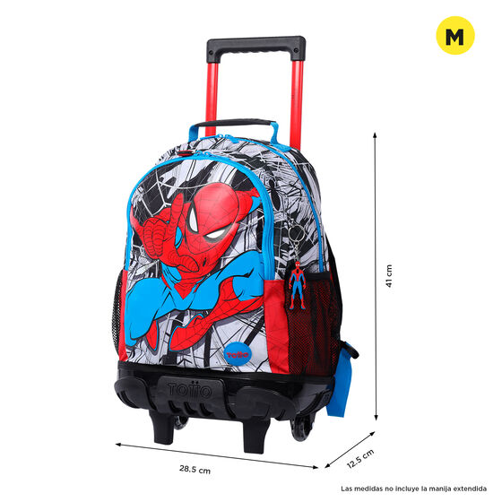 Mochila de ruedas SpidermanCity M image number 2