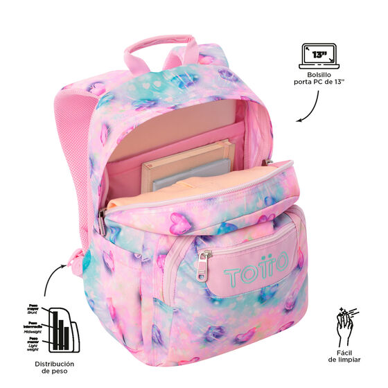 Mochila Gommas Glitter - Shiny Heart image number 4