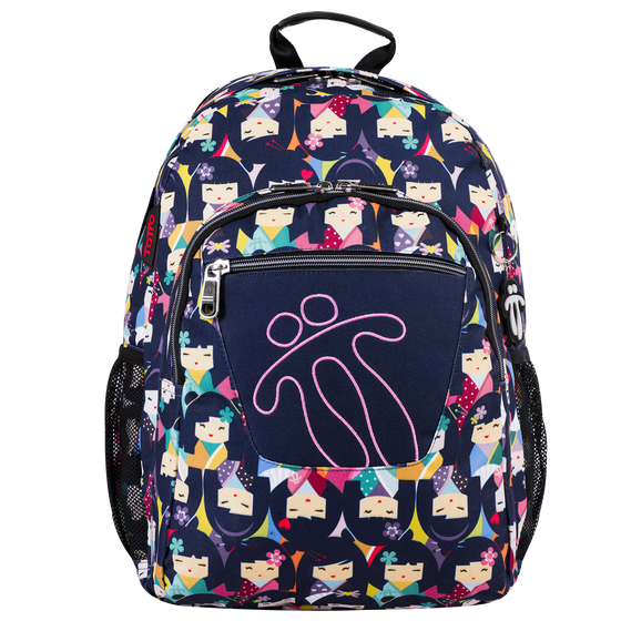 Mochila escolar adaptable a carro Acuareles - 7E4 image number 1