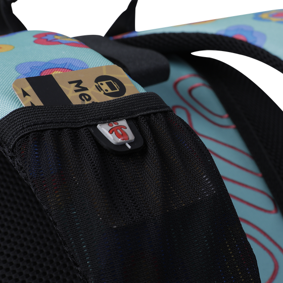 Mochila escolar adaptable a carro Acuareles - 0DJ image number 4