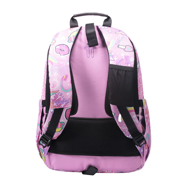 Mochila escolar adaptable a carro rosa positive world - Acuareles image number null