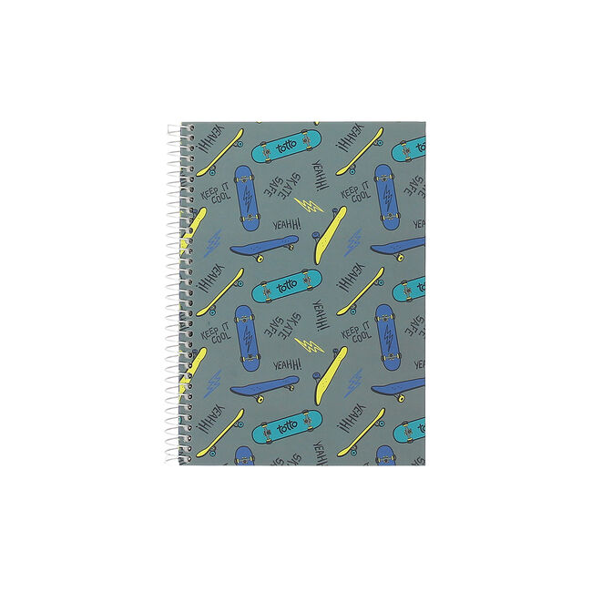 Cuaderno A5 tapa forrada