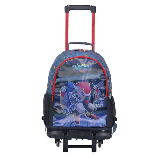 equipaje falso heredar Mochila escolar grande ruedas - Atlas - Azul | Totto.es