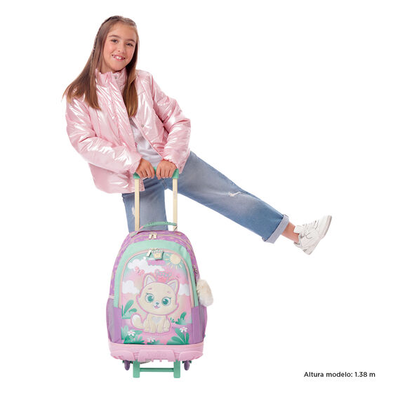 Mochila de ruedas Queen Cat L image number 2