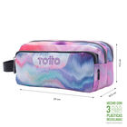 Estuche escolar eco-friendly tres compartimentos Agapec image number 2