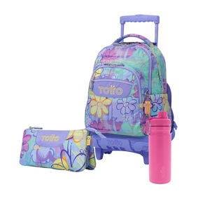 Pack Escolar Grafily X3 | Mochila de ruedas + 2 accesorios