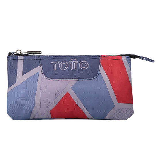 Estuche Tablero - Estampado gris y rojo image number 1