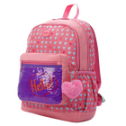 Mochila escolar corazones y lentejuelas - Glony image number 3