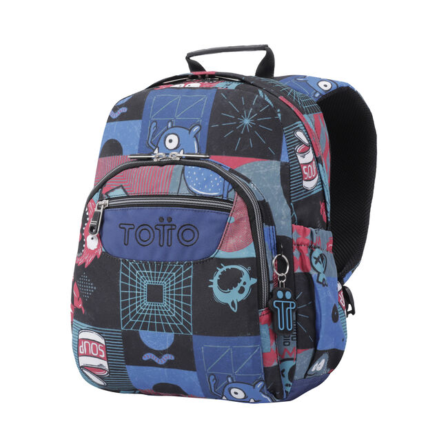 Mochila escolar cyber monstruos - Gommas image number null