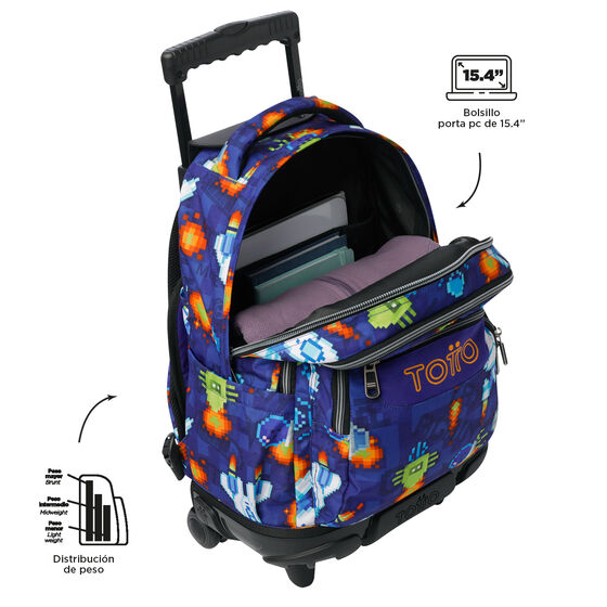 Mochila Renglones - Space Blue image number 6