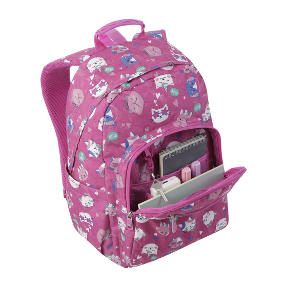 Mochila Acuareles - Fiesta Gatitos image number 8