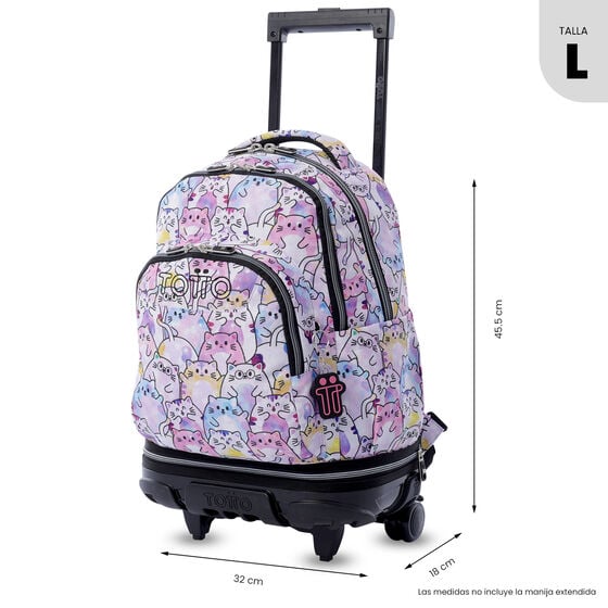 Mochila desmontable Tiza Glitter - Paws image number 3