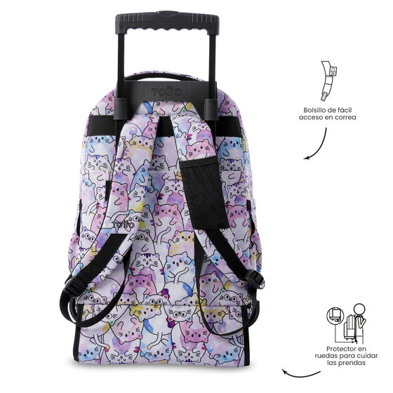 Mochila Renglones Glitter - Paws image number 5