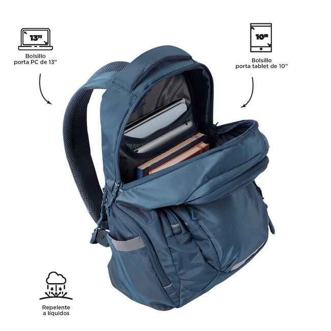 Mochila casual eco-friendly Folkstone Gray - Eufrates image number null