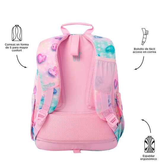 Mochila Acuareles Glitter - Shiny Heart image number 3