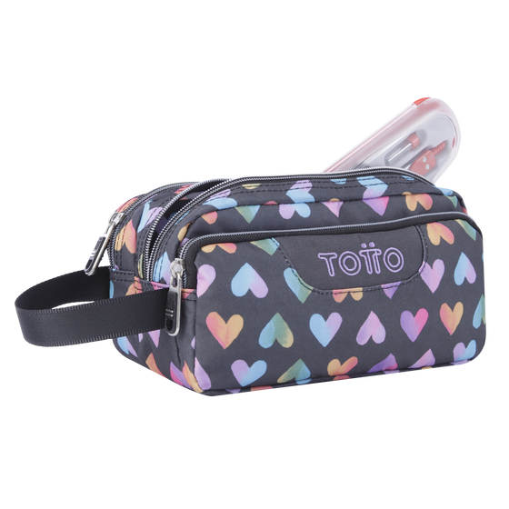 Estuche Agapec - Corazones de colores image number 4