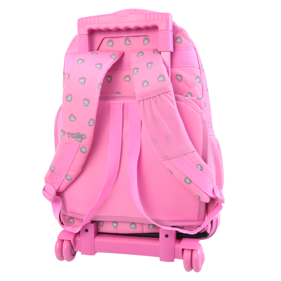 Mochila Renglones - Corazones rosas image number 4