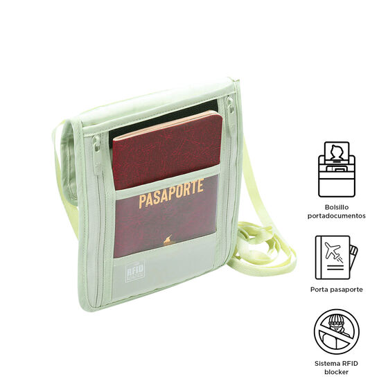 Porta Pasaporte Hang - Meadow Mist image number 3
