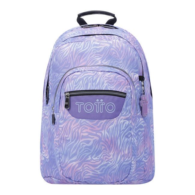 Mochila escolar cebra Lápiz - Morado |