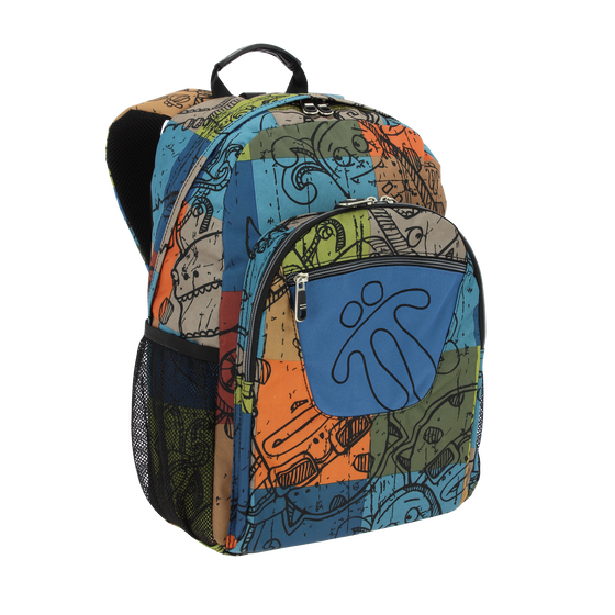 Mochila escolar adaptable a carro Acuareles - 7T9 image number 2