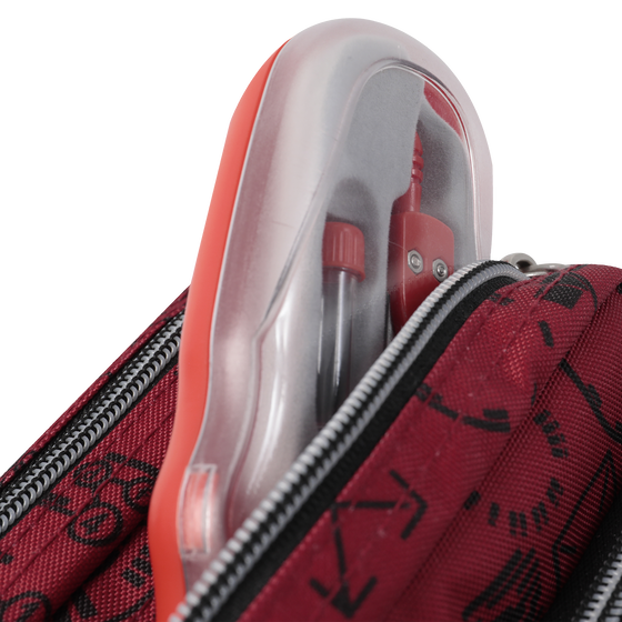 Estuche escolar tres compartimentos Agapec - 5RG image number 4