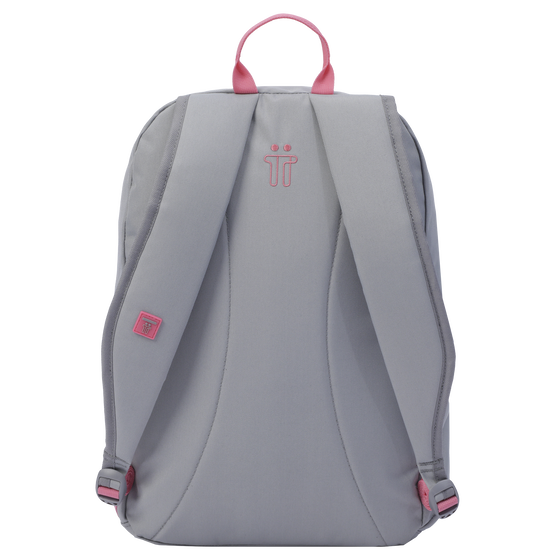 Mochila urbana color gris y rosa - Dragonar image number 3