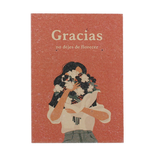 Tarjeta Eco-Friendly semillas Sheedo - Gracias image number 1