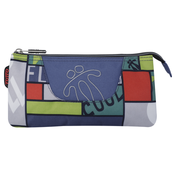 Estuche escolar tres compartimentos Tablero - 8L9 image number 1