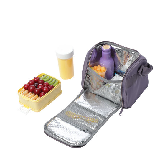 Kit mochila eco-friendly + portameriendas eco-friendly Montana Grape image number 5