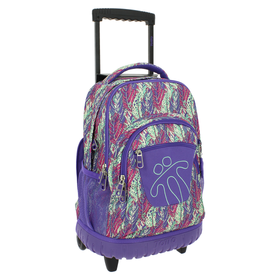 Mochila escolar con ruedas Renglones - 5MB image number 2