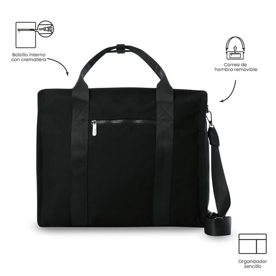 Bolso Tote-Bag M - Black image number 4