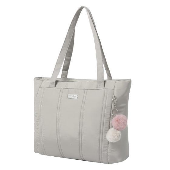 Bolso shopper Arlet - Gris image number 2