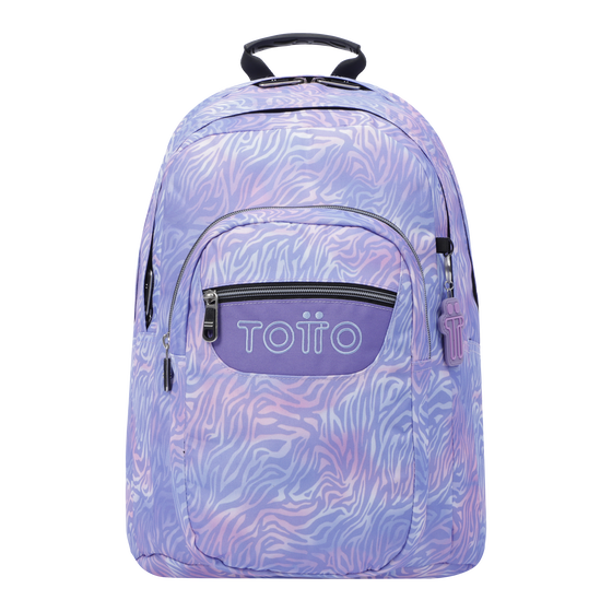Mochila totto morada top