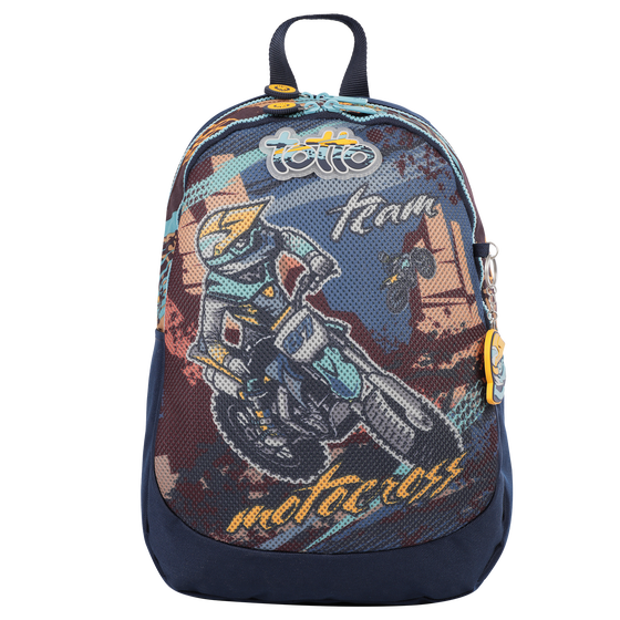 Mochila escolar pequeña - Motto Cross image number 1