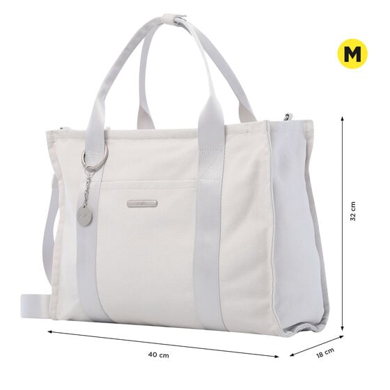Bolso T-Bag M - White Sand image number 2