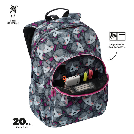 Mochila Acuareles - Kitten Rose image number 5