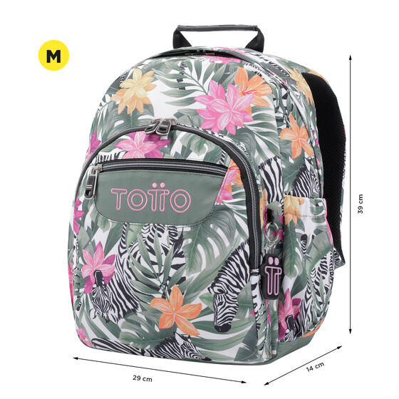 Mochila Gommas - Tropical cebras image number 2