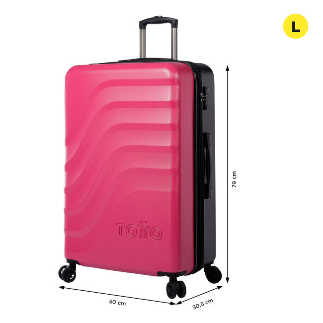 Maleta rígida expandible grande Deco Rose - Bazy + image number null