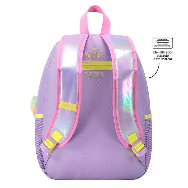 Mochila escolar de Emojy - MORADO | Totto.es