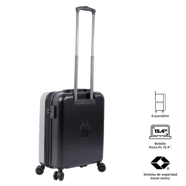 Maleta trolley cabina color gris - Bazy + image number null