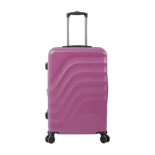 Maleta trolley mediana color rosa - Bazy + image number null