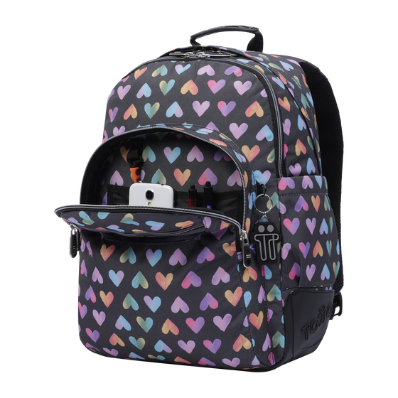 Mochila Crayoles - Corazones de es image number 5