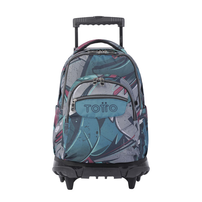 Mochila Escolar Totto Ruedas, Portátil 15,4, 52cm, Galaxia Estrellada