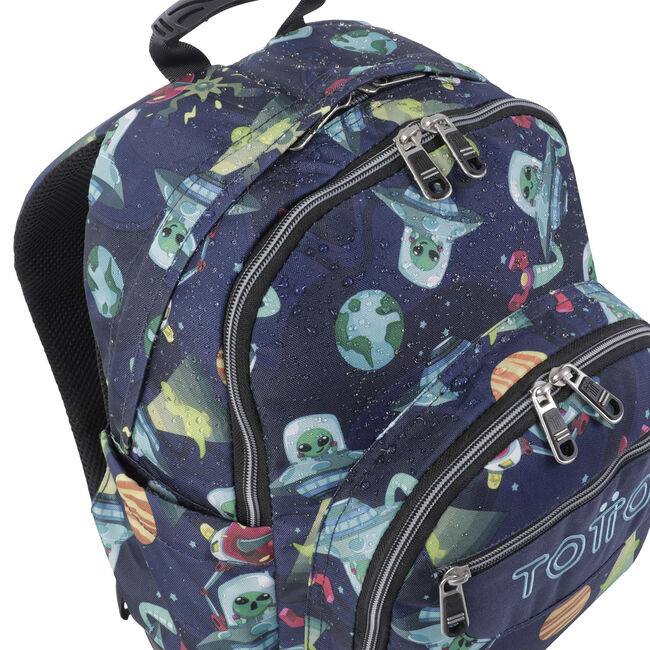 Mochila escolar planetas y aliens - Crayoles image number null