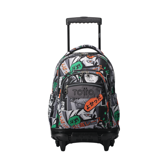 Mochila Renglones Manga Gris Totto.es