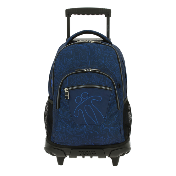 Mochila escolar con ruedas Renglones - 6LK image number 1
